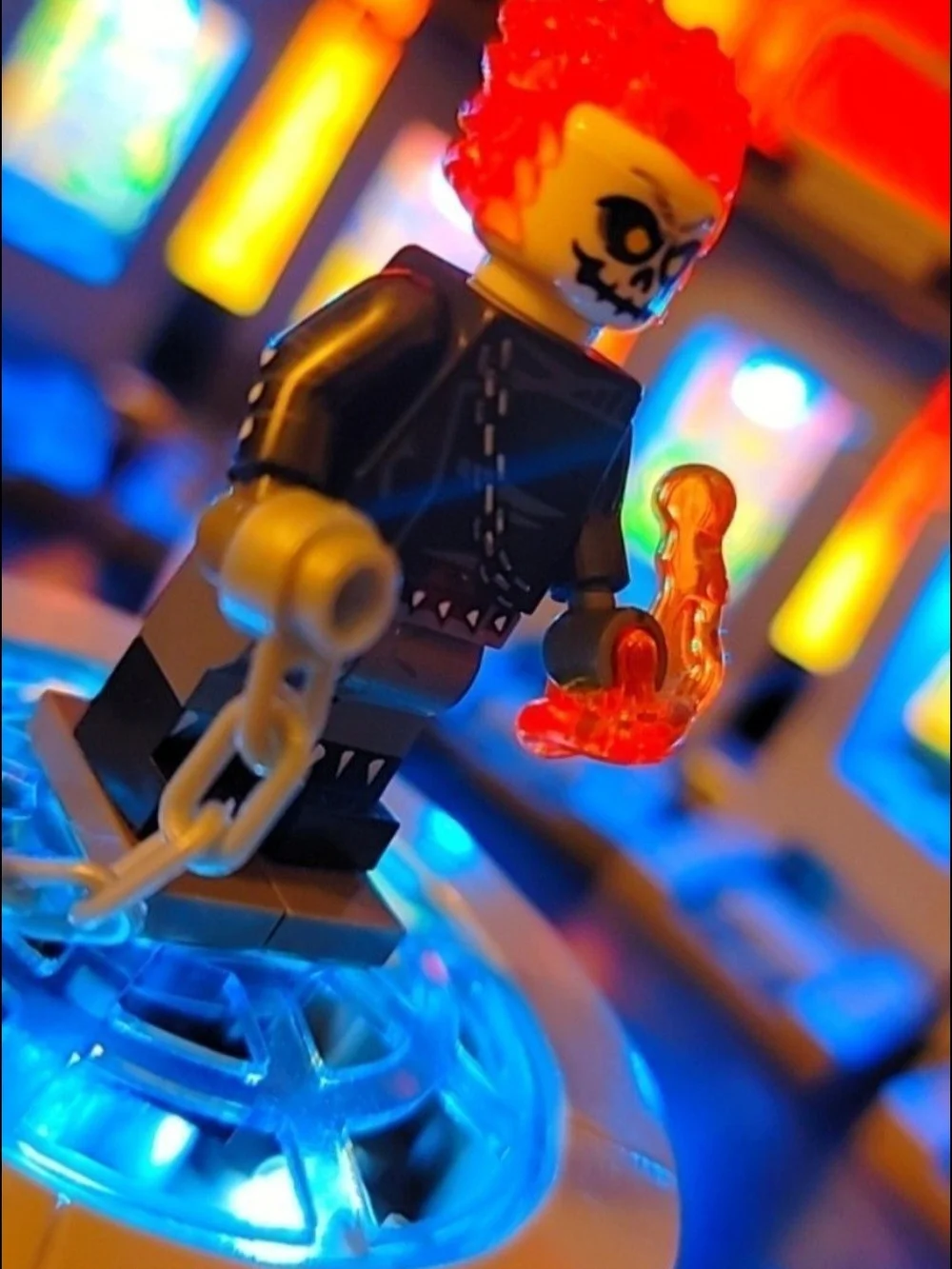 Ghost Rider Minifigure Lego Compatible